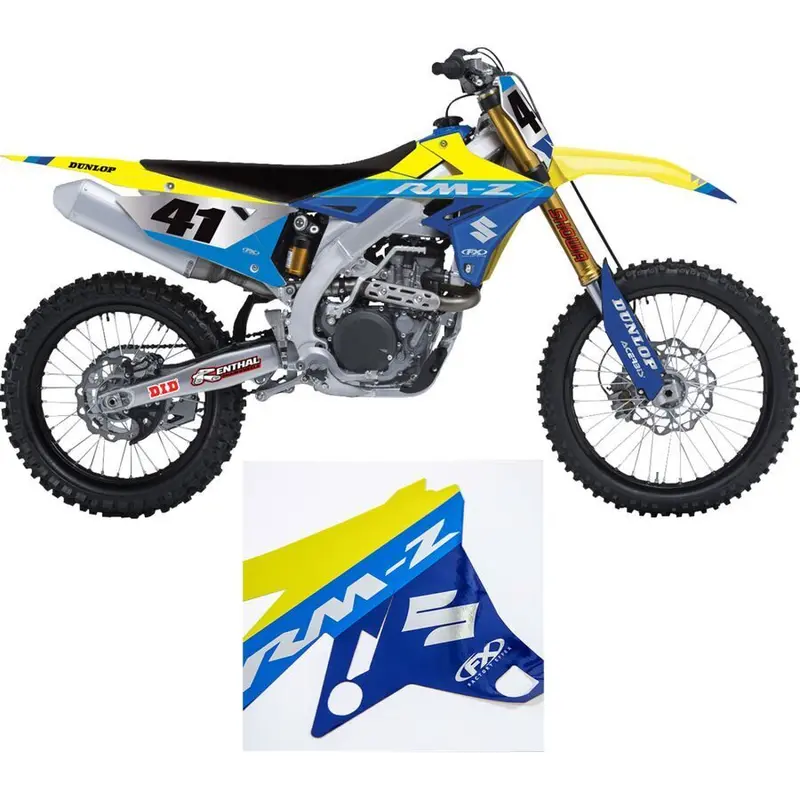 Factory Effex Trim Graphic Kit Chrome Series For Suzuki Rmz250/450#27-51402 1
