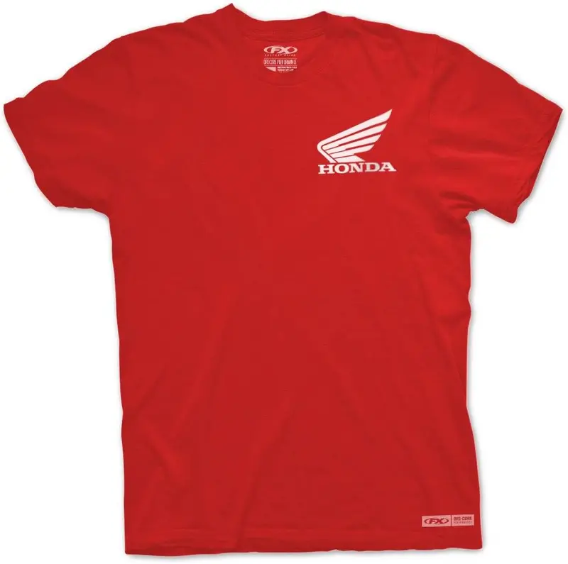 Factory Effex Unisex-Adult Honda Performance T-Shirt (Red, Medium) 1Pk#21-87322 1
