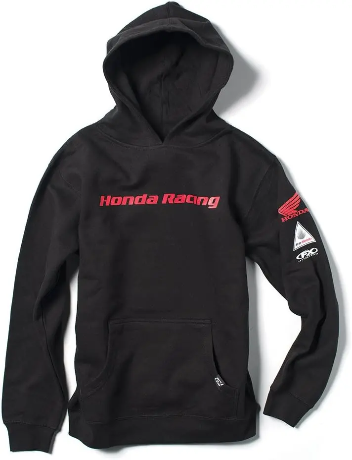 Factory Effex Unisex-Child Honda Racing Youth Sweat Shirt Black, Medium#19-83332 1