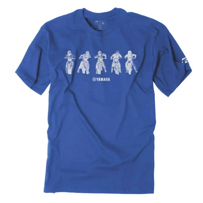 Factory Effex Unisex-Child Yamaha Lineup Youth T-Shirt (Blue, Small)#19-83210 1