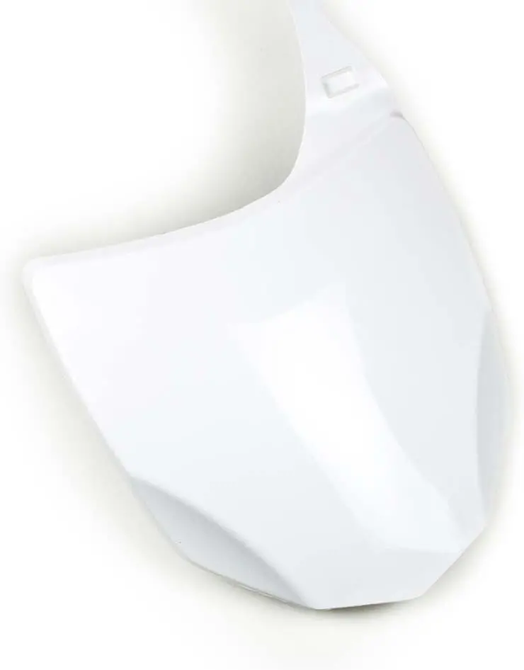 Factory Effex White Plastic Front Number Plate#12-73126 1