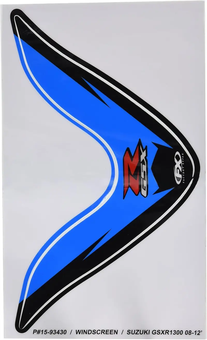 Factory Effex Windscreen Graphic Kit For Suzuki Gsx-R1300 Hayabusa#15-93430 1