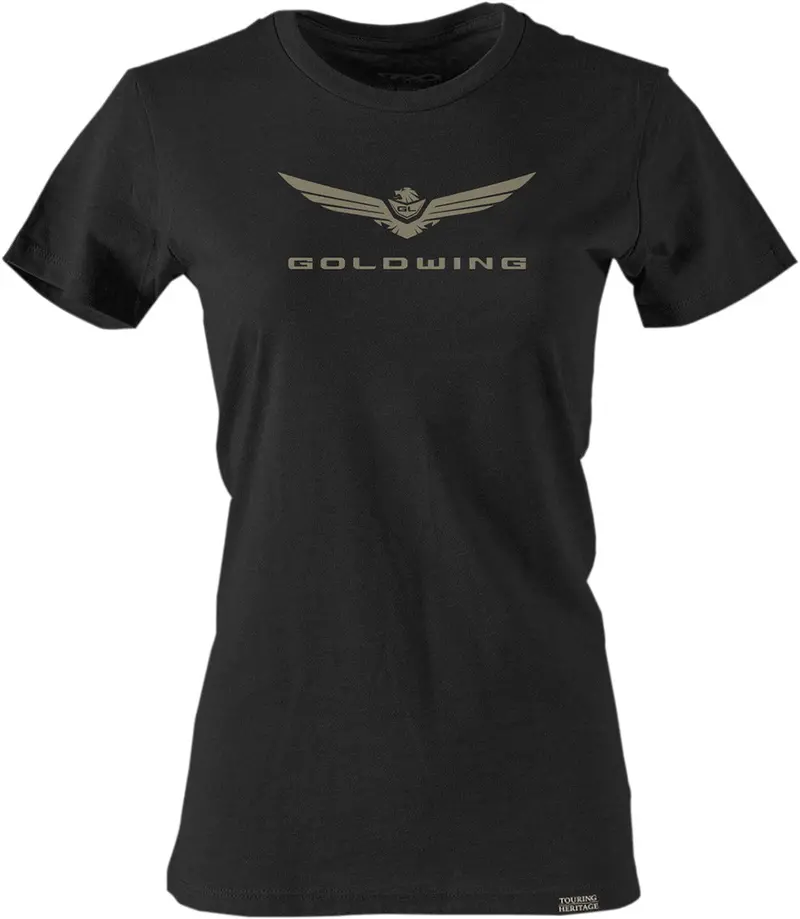 Factory Effex Women's Goldwing 2 T-Shirt Black Medium#25-87852 1