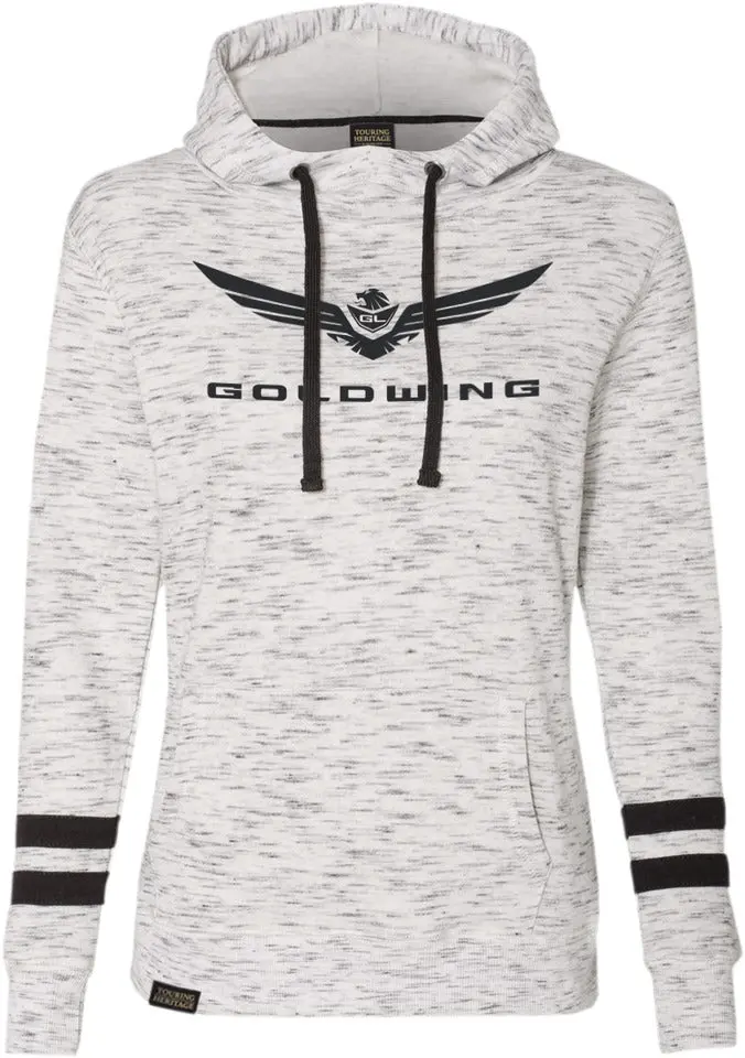 Factory Effex Women's Goldwing Bold Pullover Hoodie White/Black Xl#25-88826 1