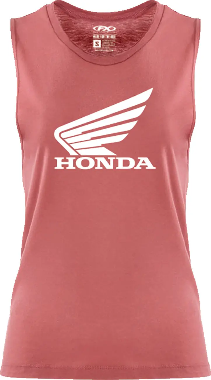 Factory Effex Women's Honda Wing Muscle Tank Top Paprika Small#27-87350 1