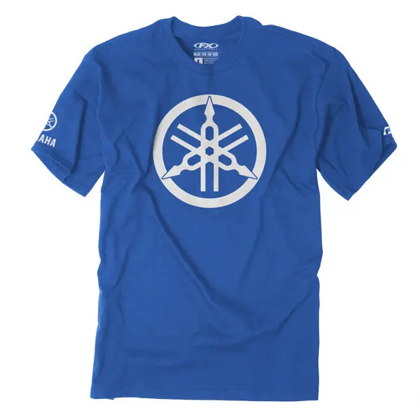 Factory Effex Yamaha 2D Fork T- Shirt / Blue (L)#17-87274 1