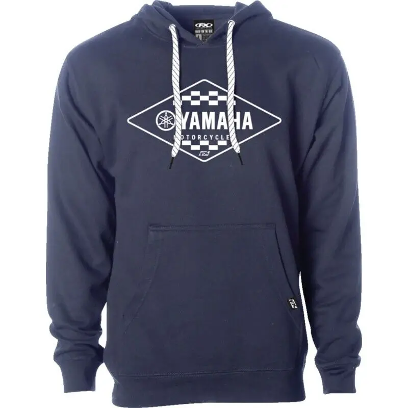 Factory Effex Yamaha Diamond Pullover Hoodies Large Navy#27-88204 1