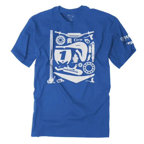 Factory Effex Yamaha Dissection Youth T-Shirt / Blue (Xl)#19-83206 1