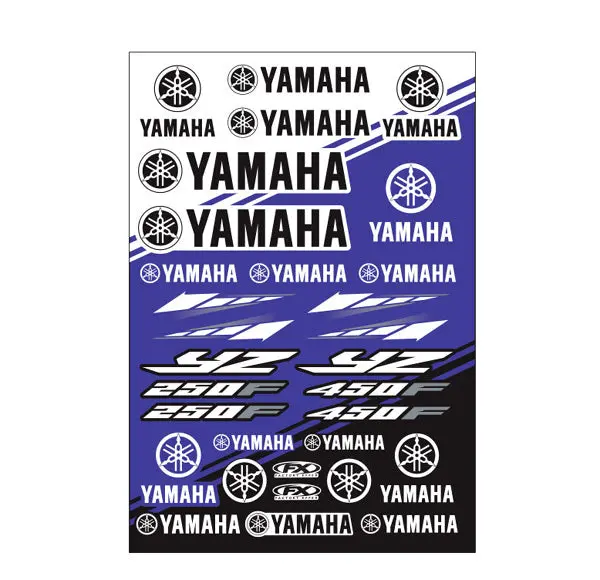 Factory Effex Yamaha Factory Sticker Sheets Yamaha Yz#22-68230 1