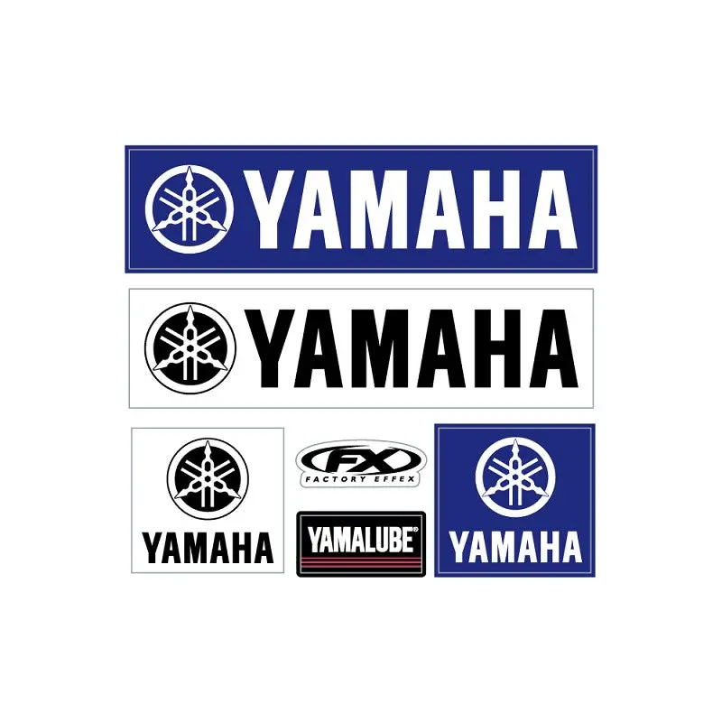 Factory Effex Yamaha Jersey Iron-On Kit#28-82200 1