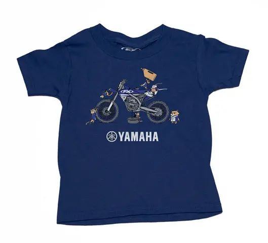 Factory Effex Yamaha New Toddler T-Shirt Blue 2T#22-83220 1