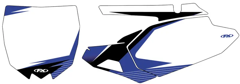 Factory Effex Yamaha Number Plate Backgrounds#13-64242 1