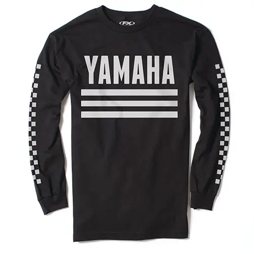 Factory Effex Yamaha Racer Long Sleeve T-Shirt / Black M#23-87212 1