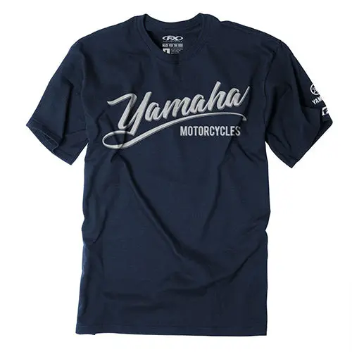 Factory Effex Yamaha Script T-Shirt / Navy L#23-87204 1