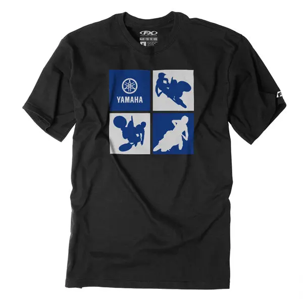 Factory Effex Yamaha Silhoutte Youth T-Shirt / Black (L)#21-83234 1