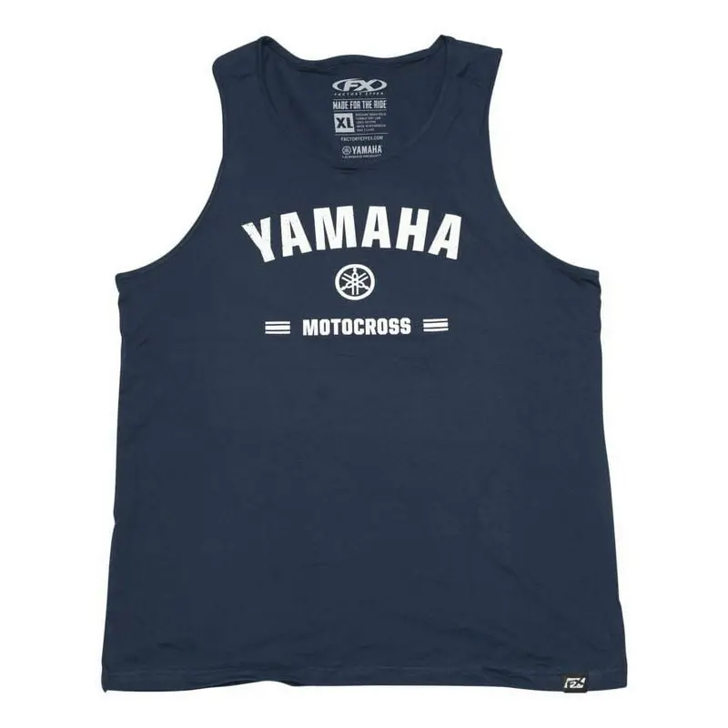 Factory Effex Yamaha Speedy Men's Tank Top Navy Large#22-87254 1