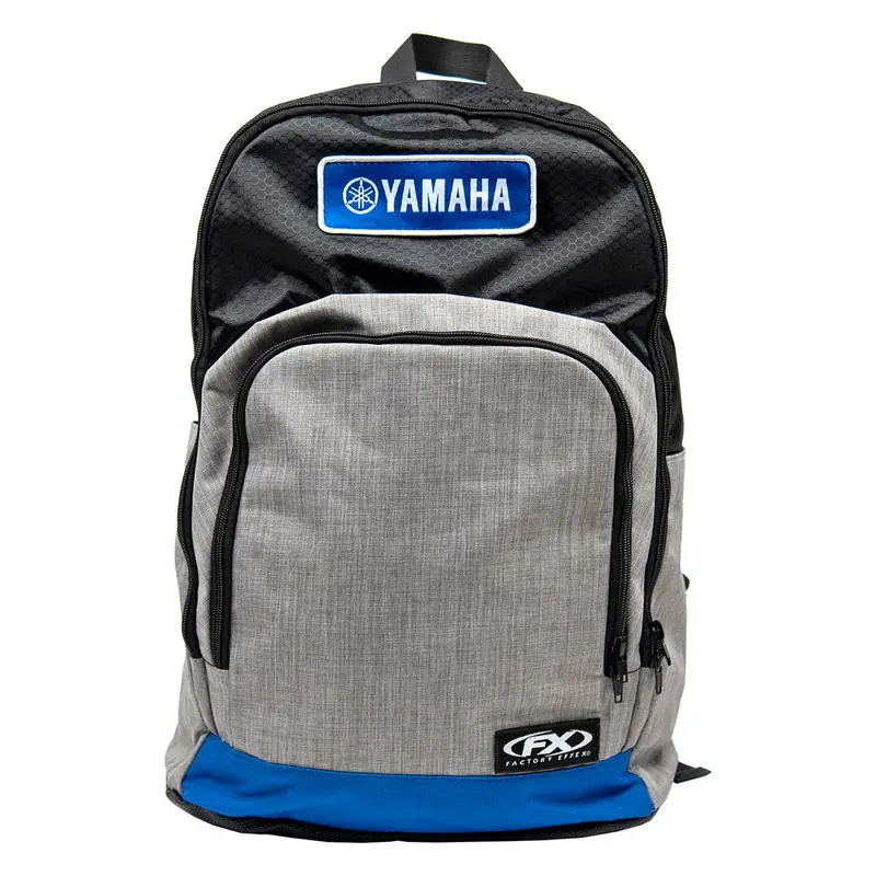 Factory Effex Yamaha Standard Backpack Grey/Blue#23-89210 1