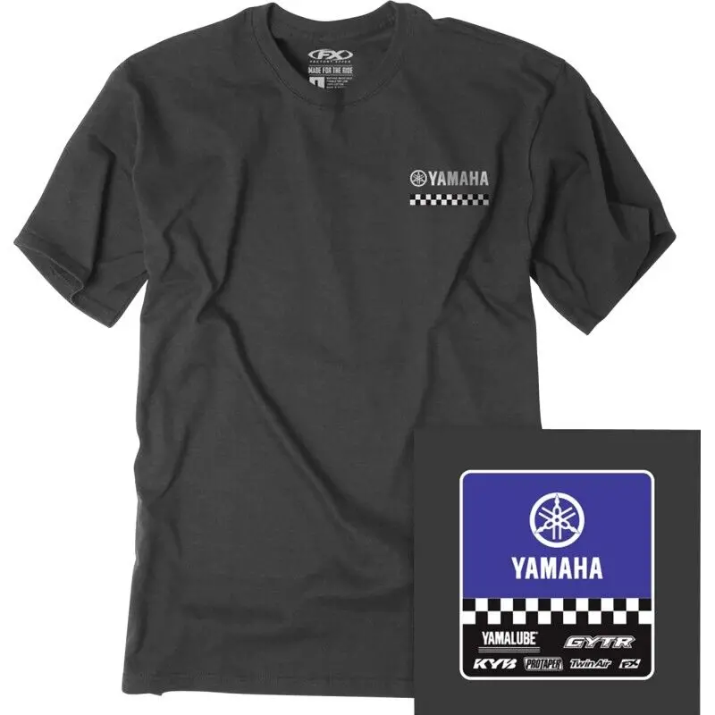 Factory Effex Yamaha Starting Line Youth T-Shirt Xl Heather Charcoal#27-83206 1