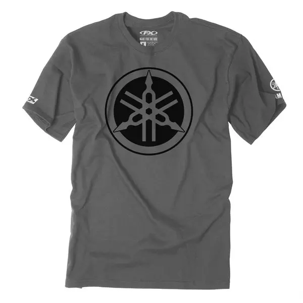 Factory Effex Yamaha Tuning Fork T- Shirt / Charcoal (M)#16-88290 1