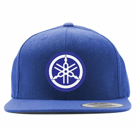 Factory Effex Yamaha Tuning Fork Youth Snapback Hat Royal Os#22-86206 1