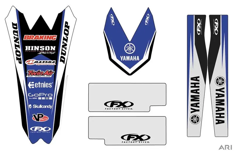 Factory Effex Yamaha Yz125/250 22 Trim Kits#25-50216 1