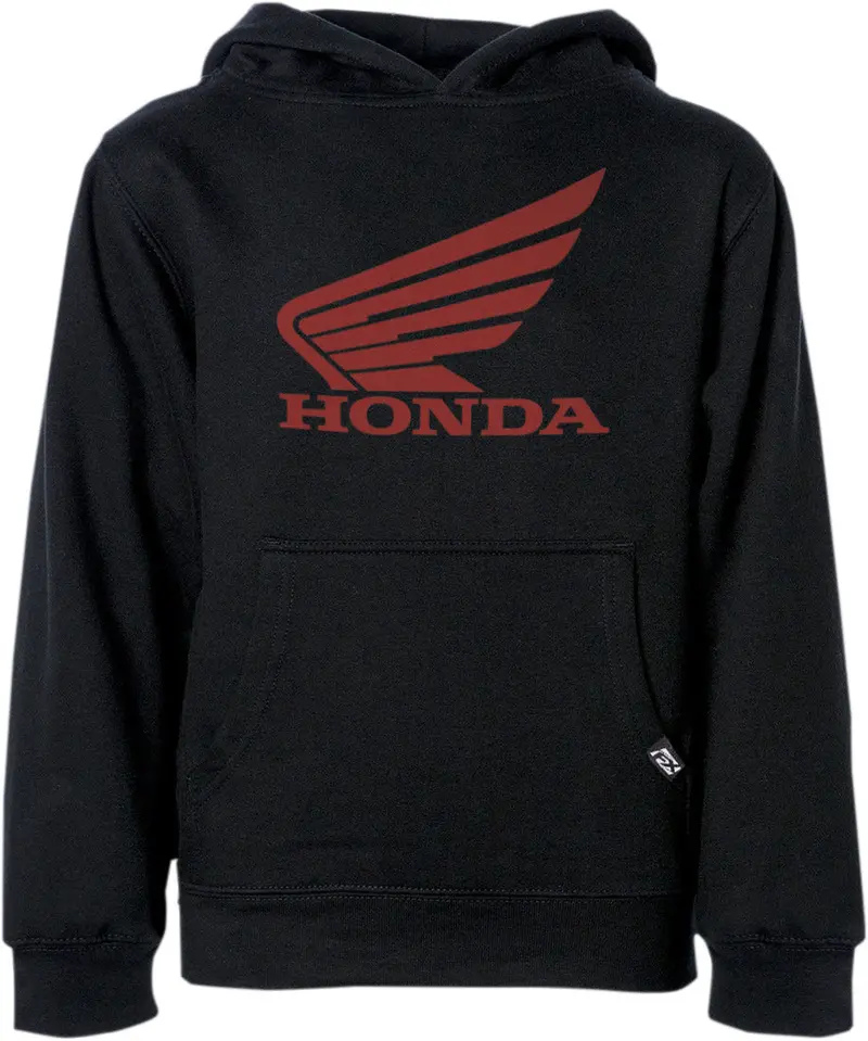 Factory Effex Youth Honda Wing Pullover Hoodie Small Black#25-88340 1