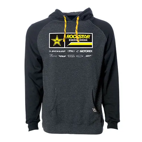 Factory Fx 2021 Rockstar Racewear Pullover/ Charcoal-Black Xxl#24-88628 1