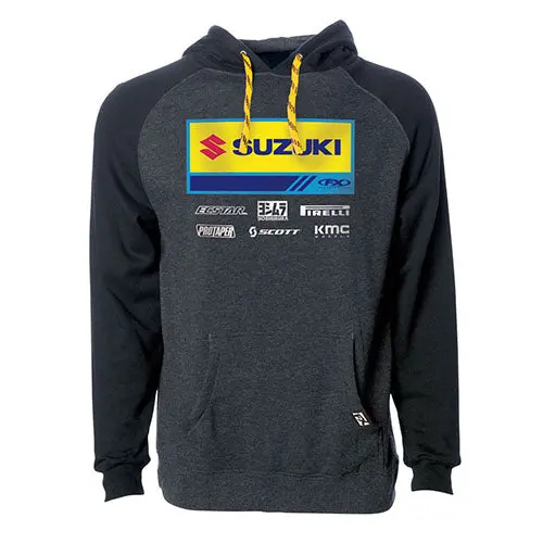 Factory Fx 2021 Suzuki Racewear Pullover / Charcoal-Black Xl#24-88426 1