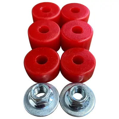 Fasst Flexx Handlebar Replacement Elastomer Kit Hard (Red)#Fl-495-295 1