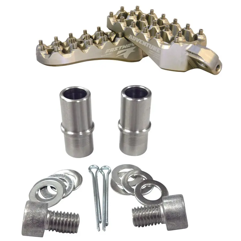 Fastway Adventure Motorcycle Foot Pegs Kit#144053-P 1