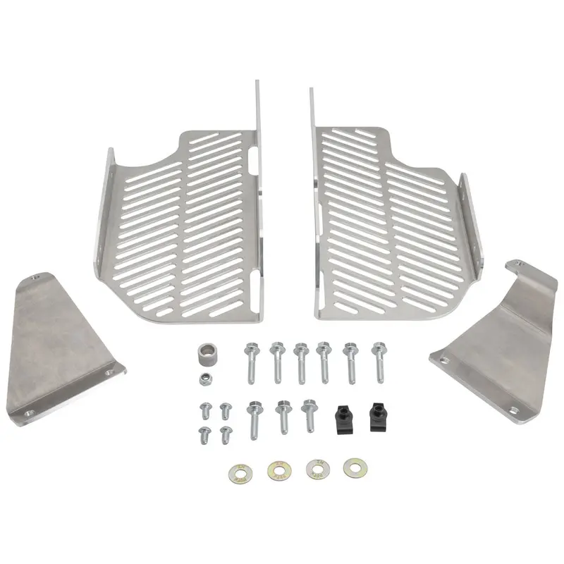 Flatland Racing Radiator Guards Silver#31017 1
