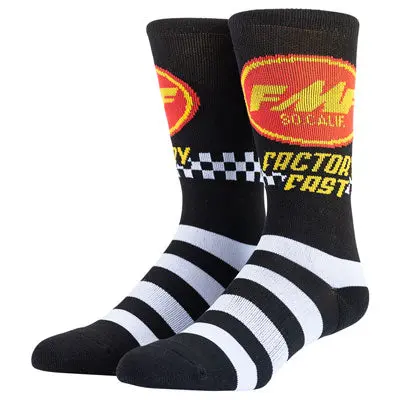 Fmf Factory Fast Socks Size 10-13 Black#Fa25194905-Blk-Os 1