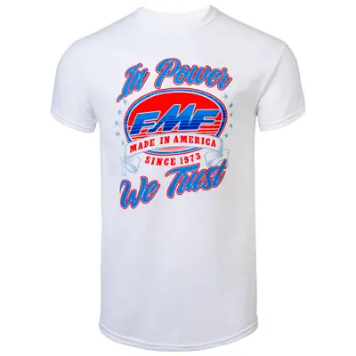 Fmf Land Of Speed T-Shirt Medium White#Sp23118903r-Wht-M 1