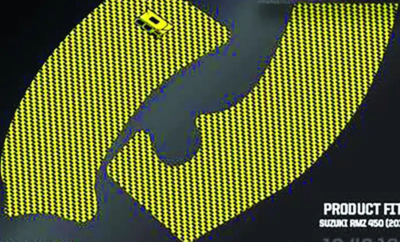Frame Grip Guard Decal Yellow#16-40-106 1