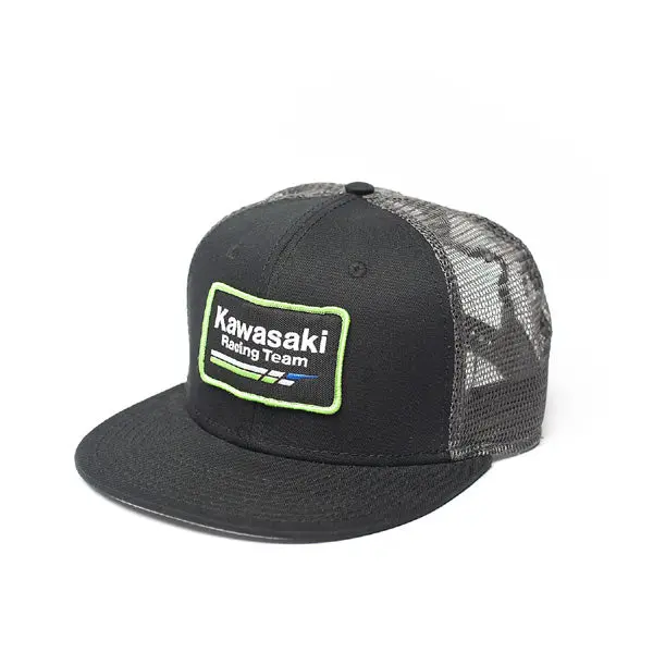 Fx Kawasaki Racing Snapback Hat / Grey-Black (One Size)#18-86102 1