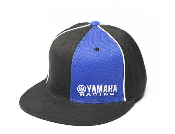 Fx Yamaha Racing Flex-Style Hat / Black-Blue (L/Xl)#12-88076 1