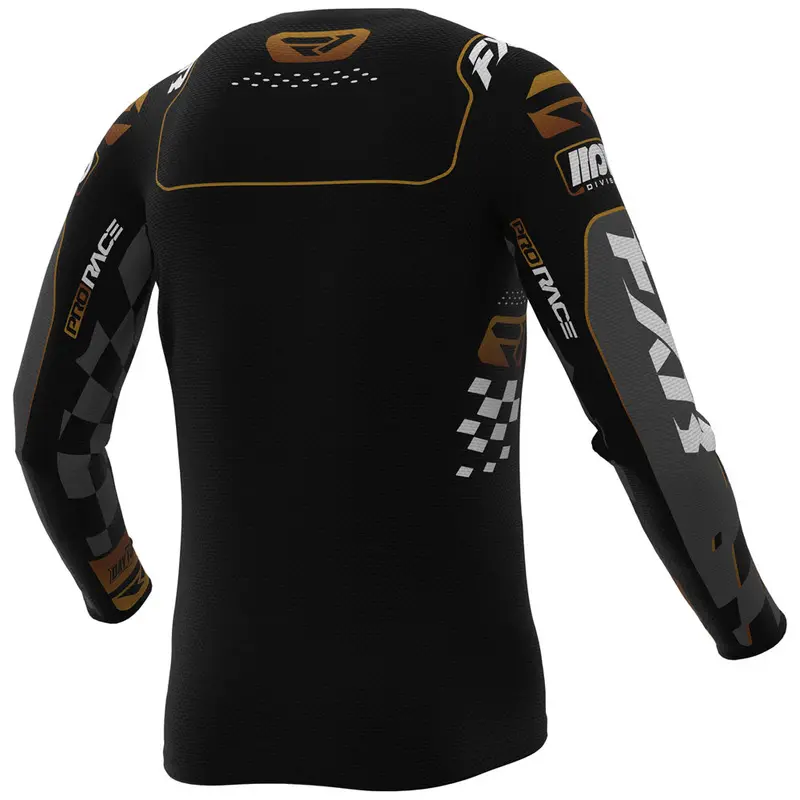 Fxr Racing Revo Daytona Mx Jersey Xx-Large Black/Charcoal/Kash#263332-1008-19 2