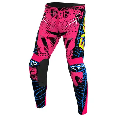 FXR Racing Youth Clutch Motocross Pants – Durable Polyester Blend with Reinforced Knees