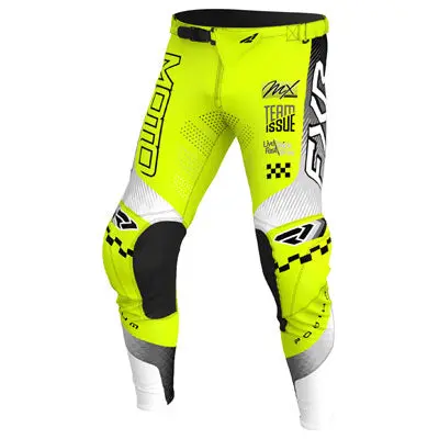 FXR Racing Youth Podium Motocross Pants – Lightweight, Ventilated Design for Young Riders
