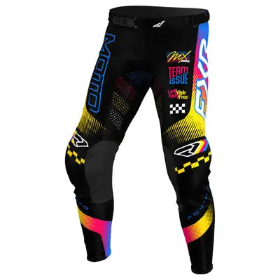 FXR Racing Youth Podium Motocross Pants – Lightweight, Ventilated Design for Young Riders