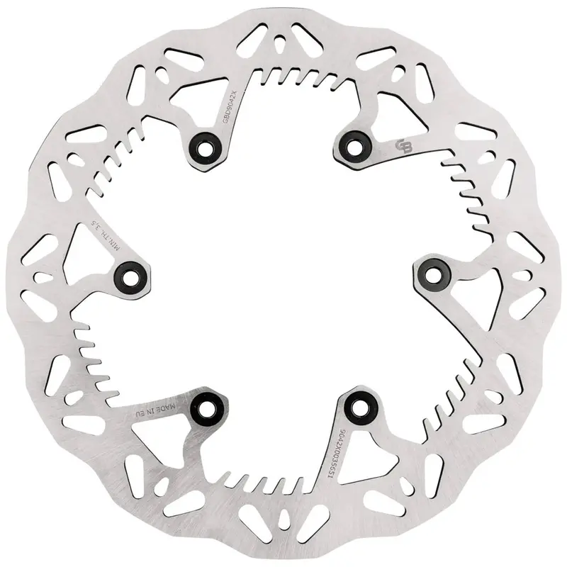 Gbrakes Wave Brake Rotor, Rear#218631-P 1