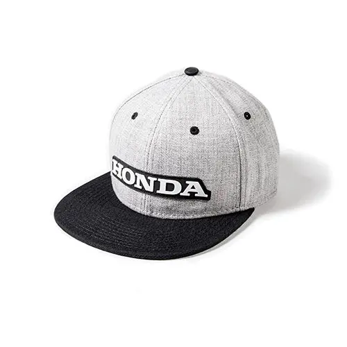 Honda Bold Snapback Hat /Gray-Black (Os)#24-86300 1