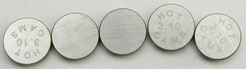 Hot Cams 5Pk1000310 Valve Shims 10.00X3.10Mm 5/Pk 1