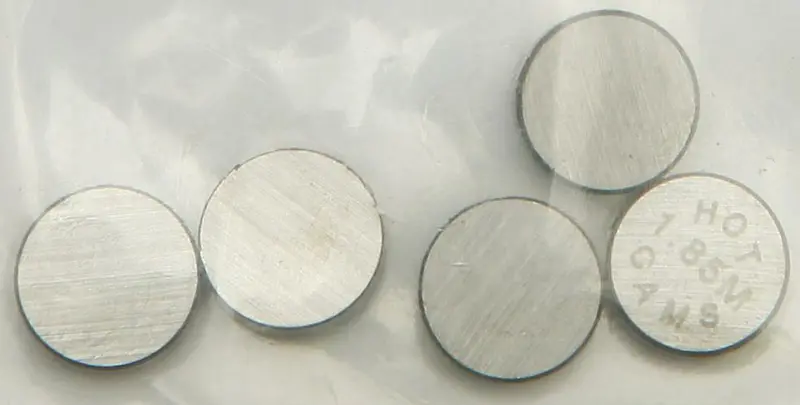 Hot Cams 5Pk748185 Valve Shims 7.48X1.85Mm 5/Pk 1