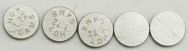 Hot Cams 5Pk890172 Valve Shims 8.90X1.72Mm 5/Pk 1