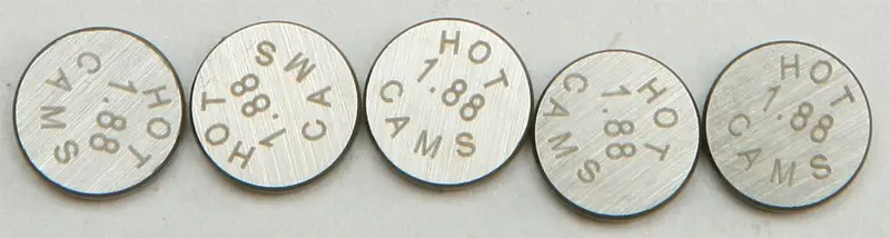 Hot Cams 5Pk890188 Valve Shims 8.90X1.88Mm 5/Pk 1