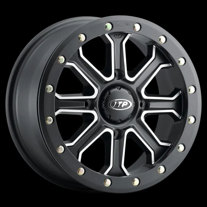 Itp Inertia Whl 15X7, 4/137-5+2 (+40Mm) Matte Black/Machined#1522529727B 1