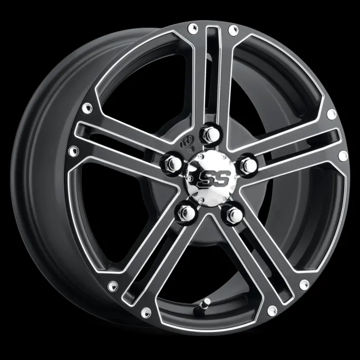 Itp Ss212 Wheels Black/Milled 15" X 7", 5/4.5 (6.+1)#1522761727B 1