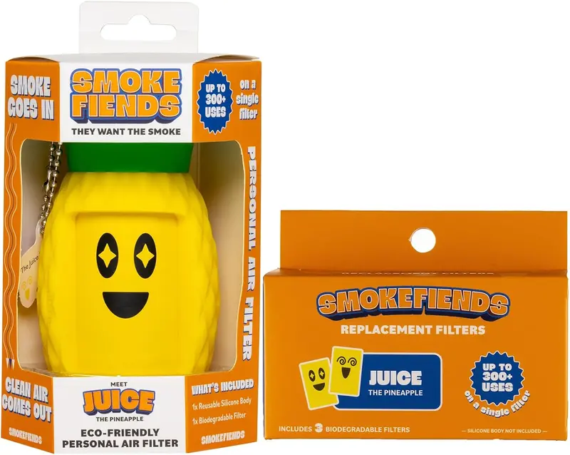 Juice The Pineapple + 3-Pack Replacement Filters Bundle 1