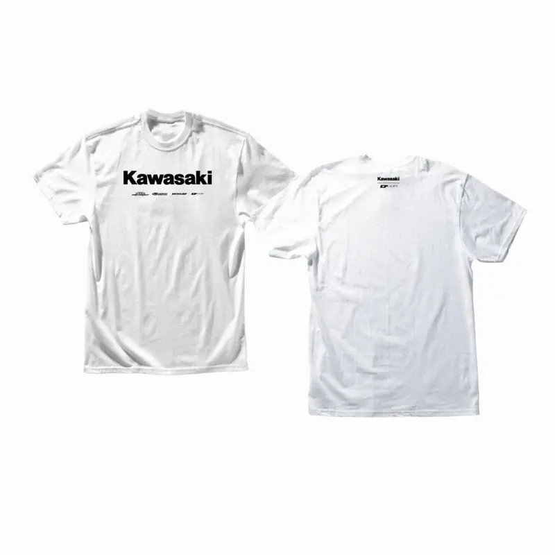 Kawasaki Racing Tshirt White Xl#80-120-4 1